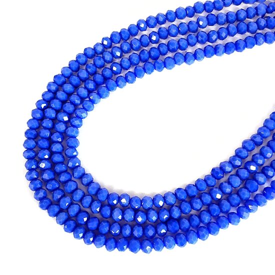 Stikla kristālu virtene 6*5mm