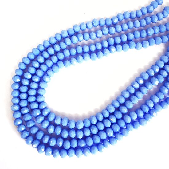 Stikla kristālu virtene 6*5mm