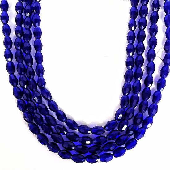 Stikla kristālu virtene 8*6mm