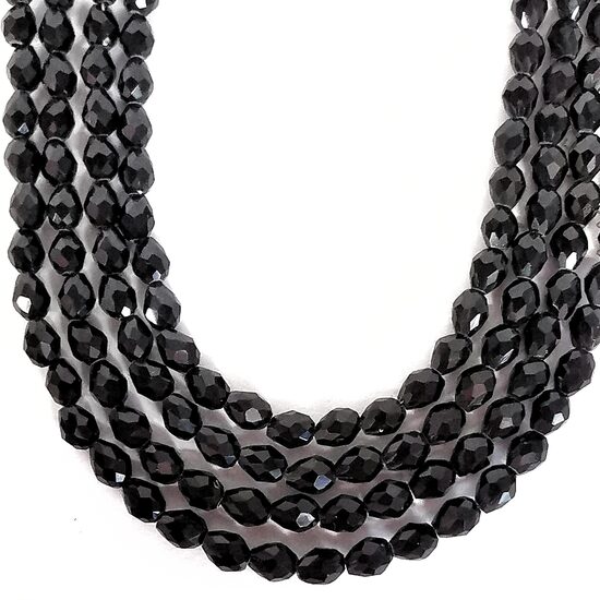 Stikla kristālu virtene 8*6mm