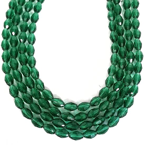 Stikla kristālu virtene 8*6mm