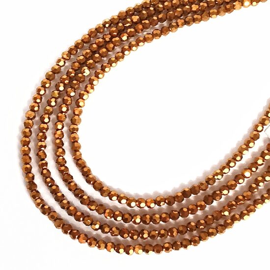 Stikla kristālu virtene 4mm