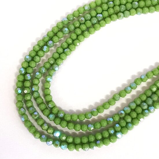 Stikla kristālu virtene 4mm