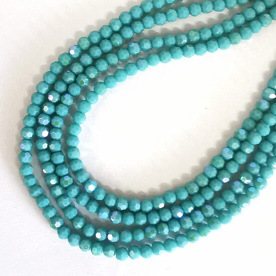 Stikla kristālu virtene 4mm