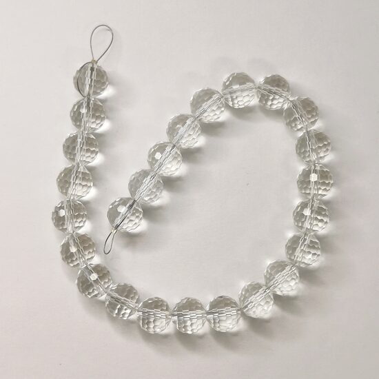 Stikla kristālu virtene 12 mm 