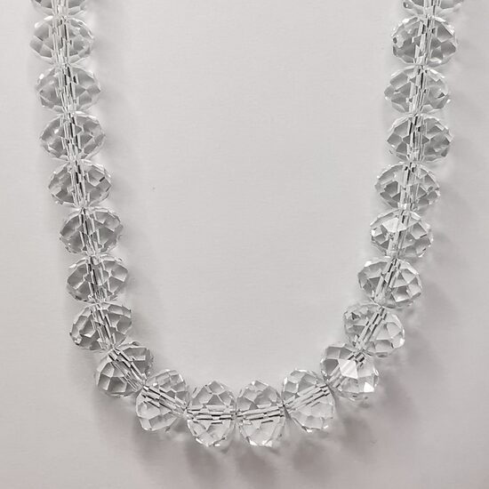 Stikla kristālu virtene 12*8 mm