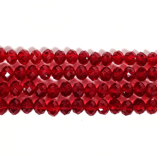 Stikla kristālu virtene 8*6mm