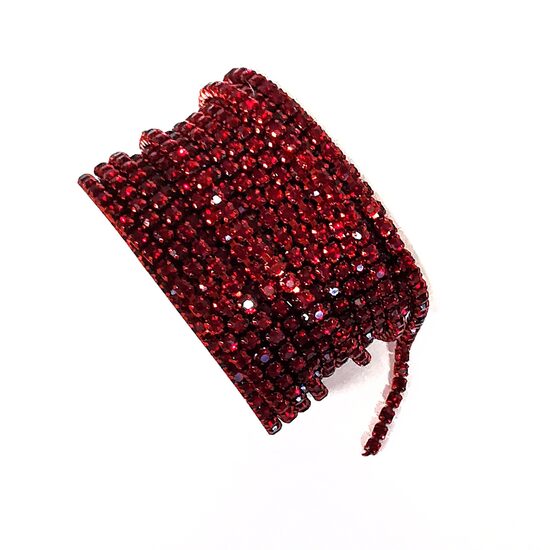 Ķēdīte ar kristāliem 3mm