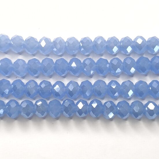 Stikla kristālu virtene 10*8 mm