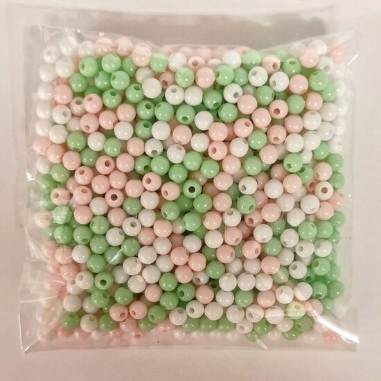 Akrila pērles 4mm 