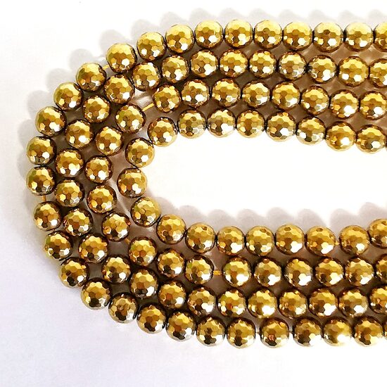 Stikla pērles ar pārklājumu 10mm