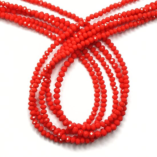 Stikla kristālu virtene 3*2mm