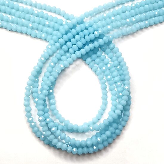 Stikla kristālu virtene 3,5*2,5mm