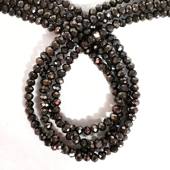 Stikla kristālu virtene 4*3mm