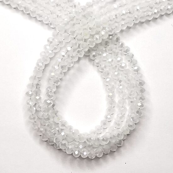 Stikla kristālu virtene 4*3mm