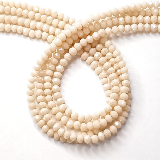 Stikla kristālu virtene 4*3mm