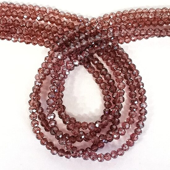 Stikla kristālu virtene 4,5*3,5mm