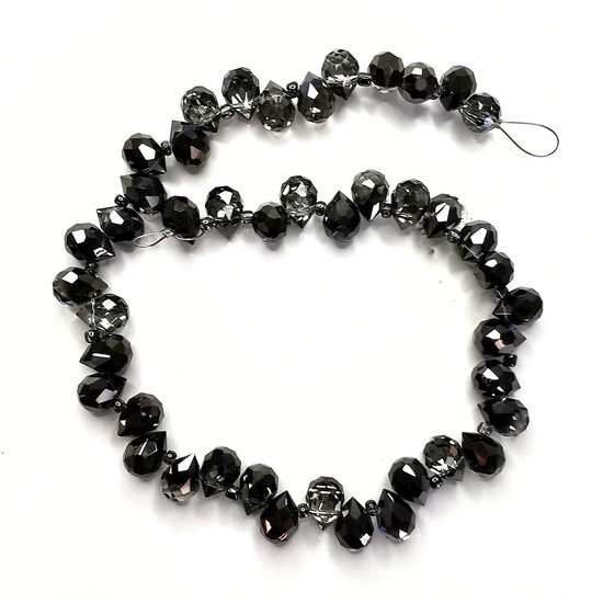 Stikla kristālu virtene 10*8mm