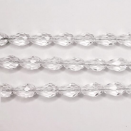 Stikla kristālu virtene 15*10mm