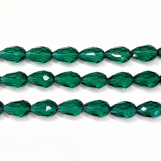 Stikla kristālu virtene 15*10mm