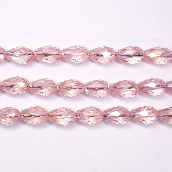 Stikla kristālu virtene 15*10mm