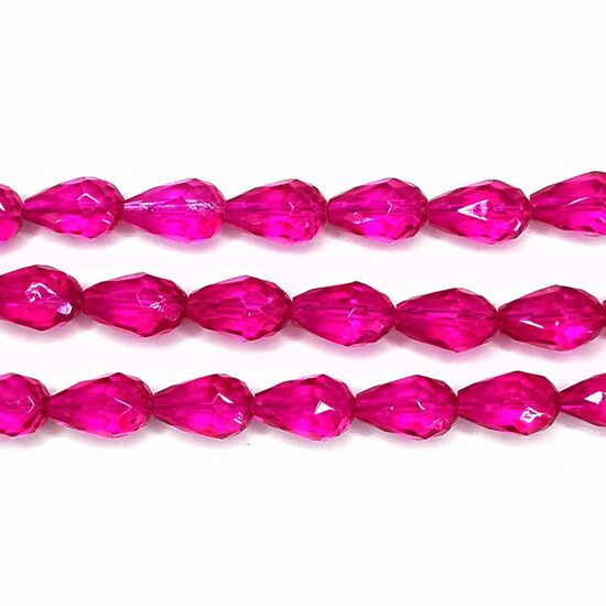 Stikla kristālu virtene 15*10mm