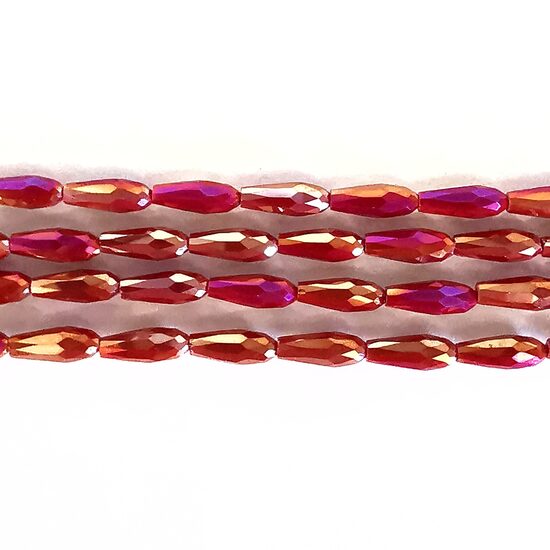 Stikla kristālu virtene 15*6mm