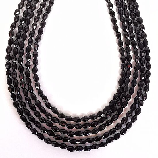 Stikla kristālu virtene 6*4mm