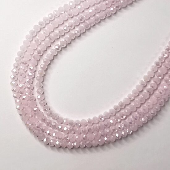 Stikla kristālu virtene 6*5mm