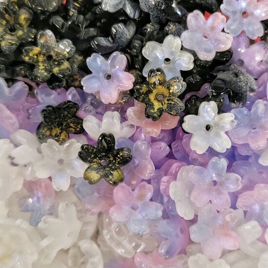 Stikla puķīte 10 mm