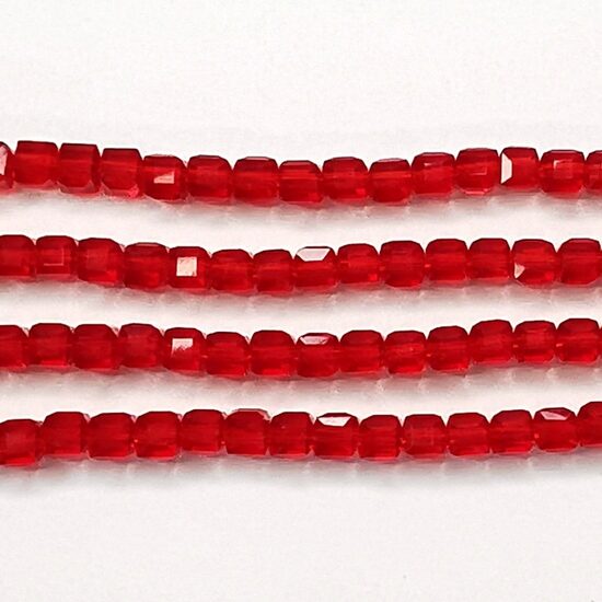 Stikla kristālu virtene 4*4 mm