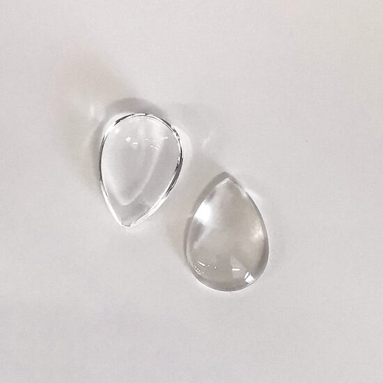 Stikla kabošons 18*13 mm