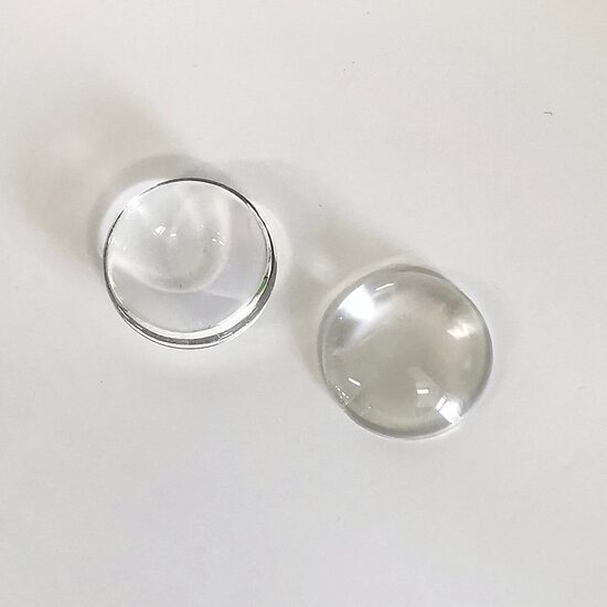 Stikla kabošons 18 mm