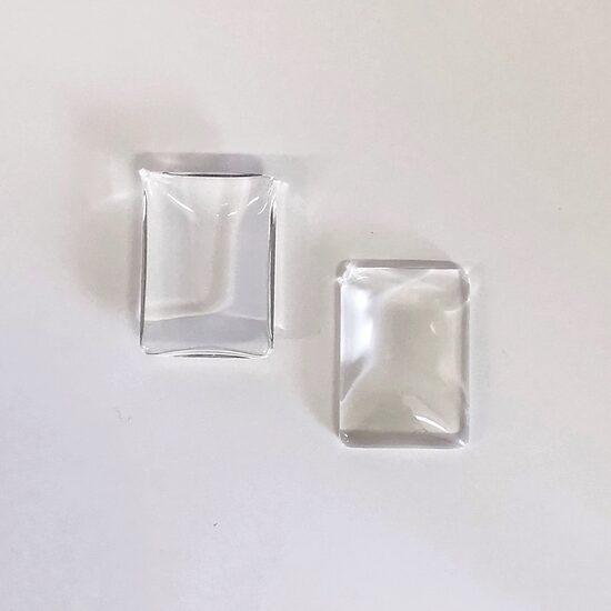 Stikla kabošons 25*18 mm