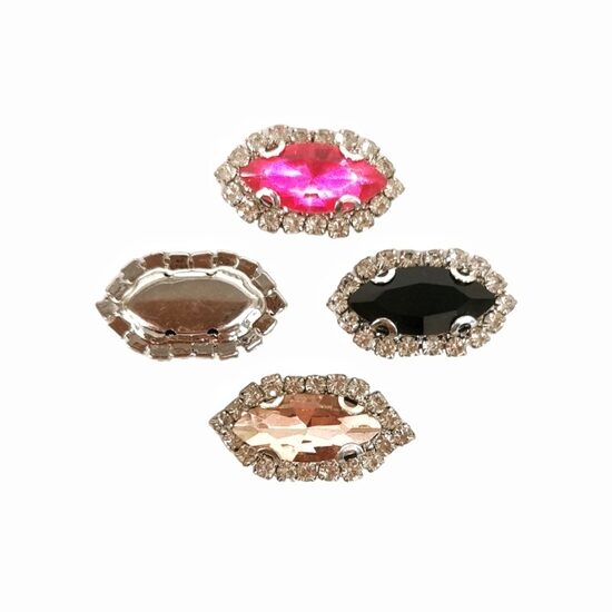 Piešujamie kristāli ar ietvaru 21*11mm