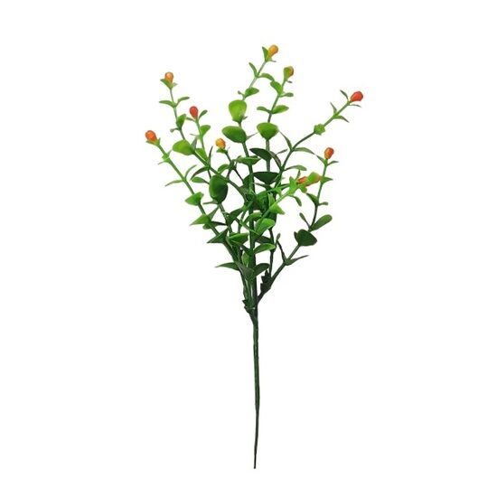 Dekors ar oranžām odziņām