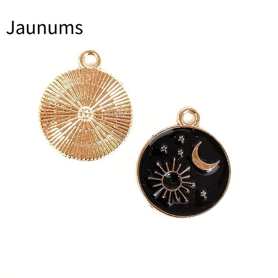 Piekariņš ar emalju ar sauli un mēnesi