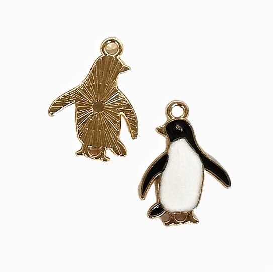 Piekariņš ar emalju pingvīns 