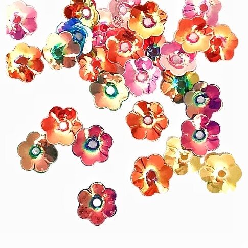 Dekori krāsainas puķītes