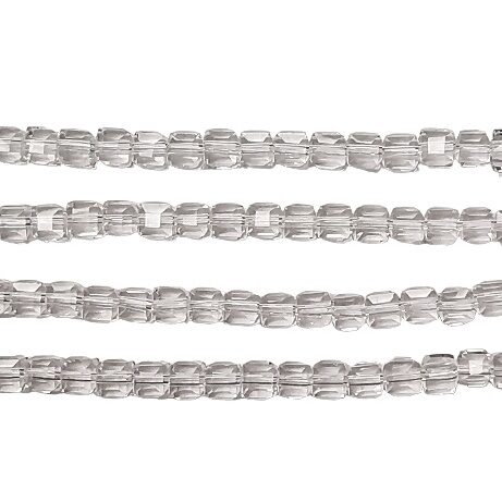 Stikla kristālu virtene 4*4 mm