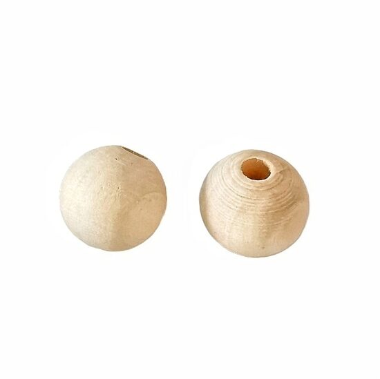Koka pērles 17mm
