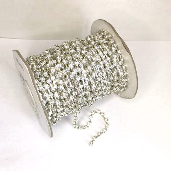 Ķēdīte ar kristāliem 3.5mm