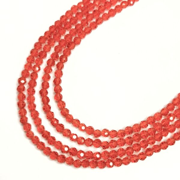 Stikla kristālu virtene 4mm