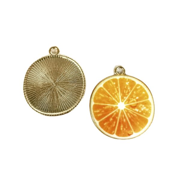 Piekariņš ar emalju apelsīna šķēle