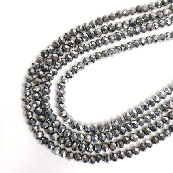 Stikla kristālu virtene 6*4mm