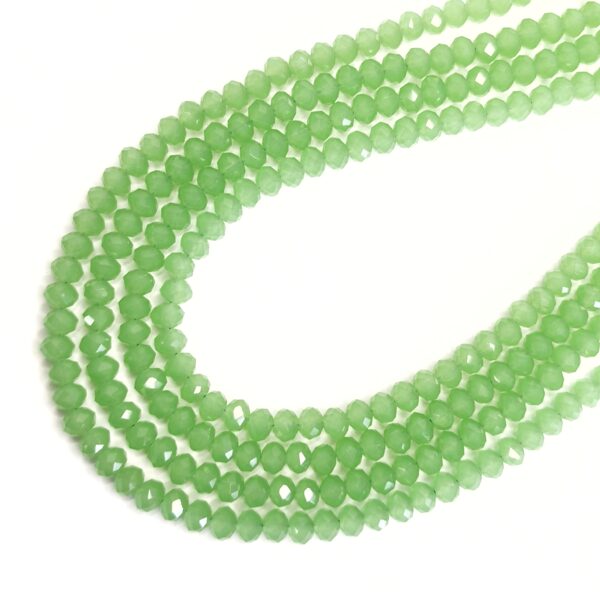 Stikla kristālu virtene 6*4mm