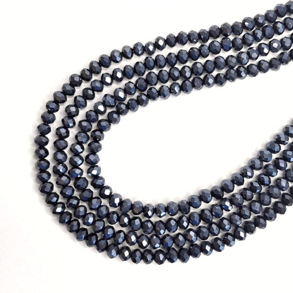 Stikla kristālu virtene 6*4mm