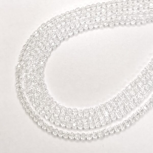 Stikla kristālu virtene 4mm