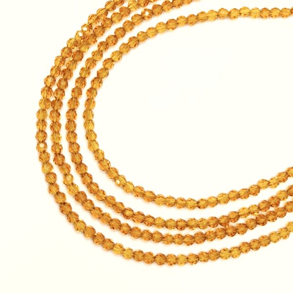 Stikla kristālu virtene 4mm