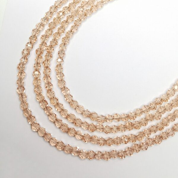 Stikla kristālu virtene 4mm